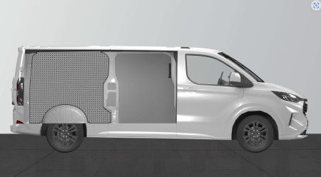 Verktygstavla vänster bak till Ford Custom & VW Transporter T7 L2H1
