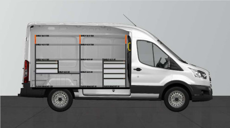 EXPERT8 Bilinredning till Ford Transit L2H2