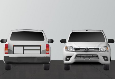 Dubbelgolv Toyota Hilux 3-lådor H:360mm