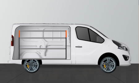 V-ENKEL Bilinredning till Talento, NV300, Vivaro & Trafic L1H1