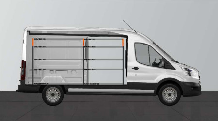 BASE42 Bilinredning till Ford Transit L3H2