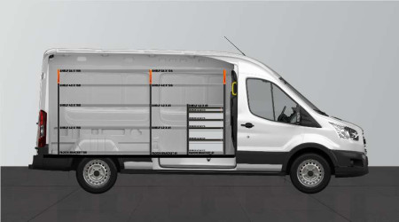 PRO5 Bilinredning till Ford Transit L3H2 