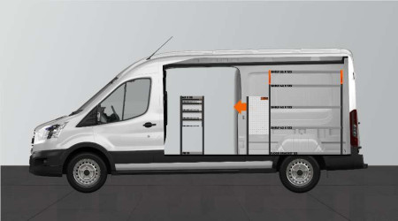 LD42 Bilinredning till Ford Transit L3H2