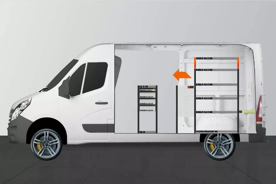 LD42 bilinredning Renault Master