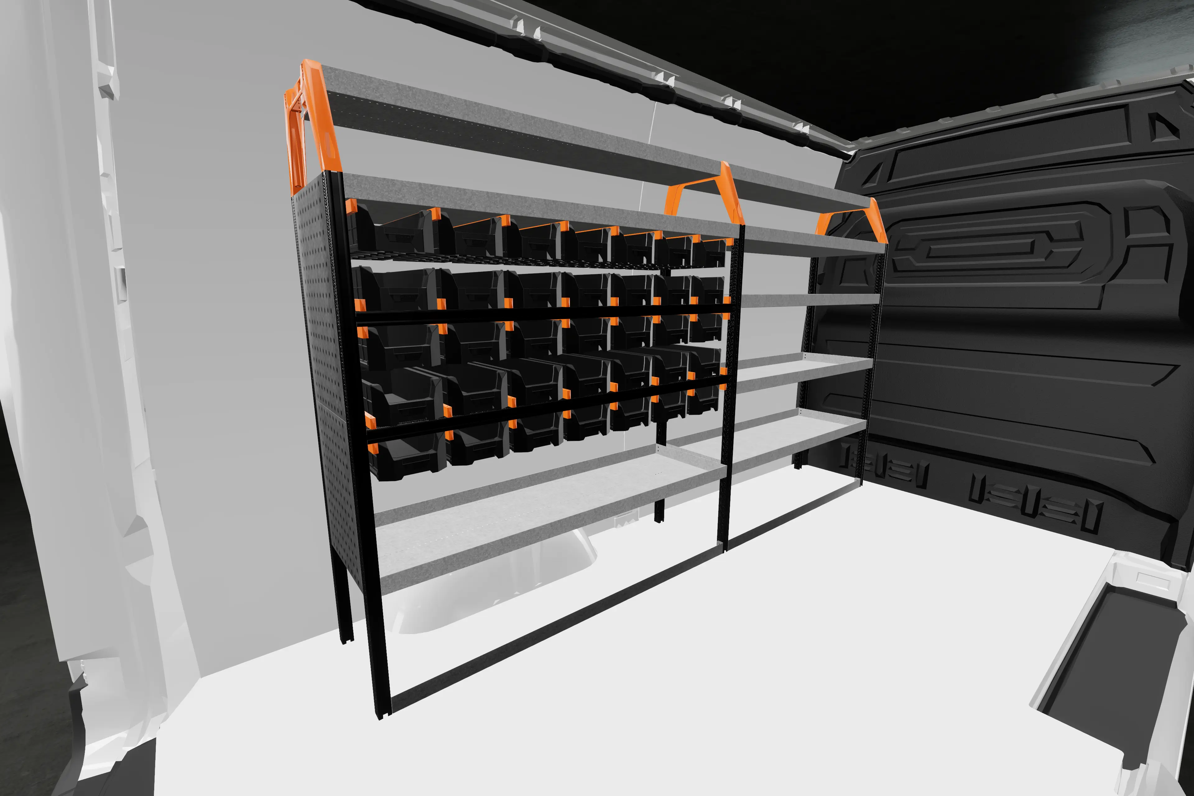 Rack bilinredning Mercedes 
