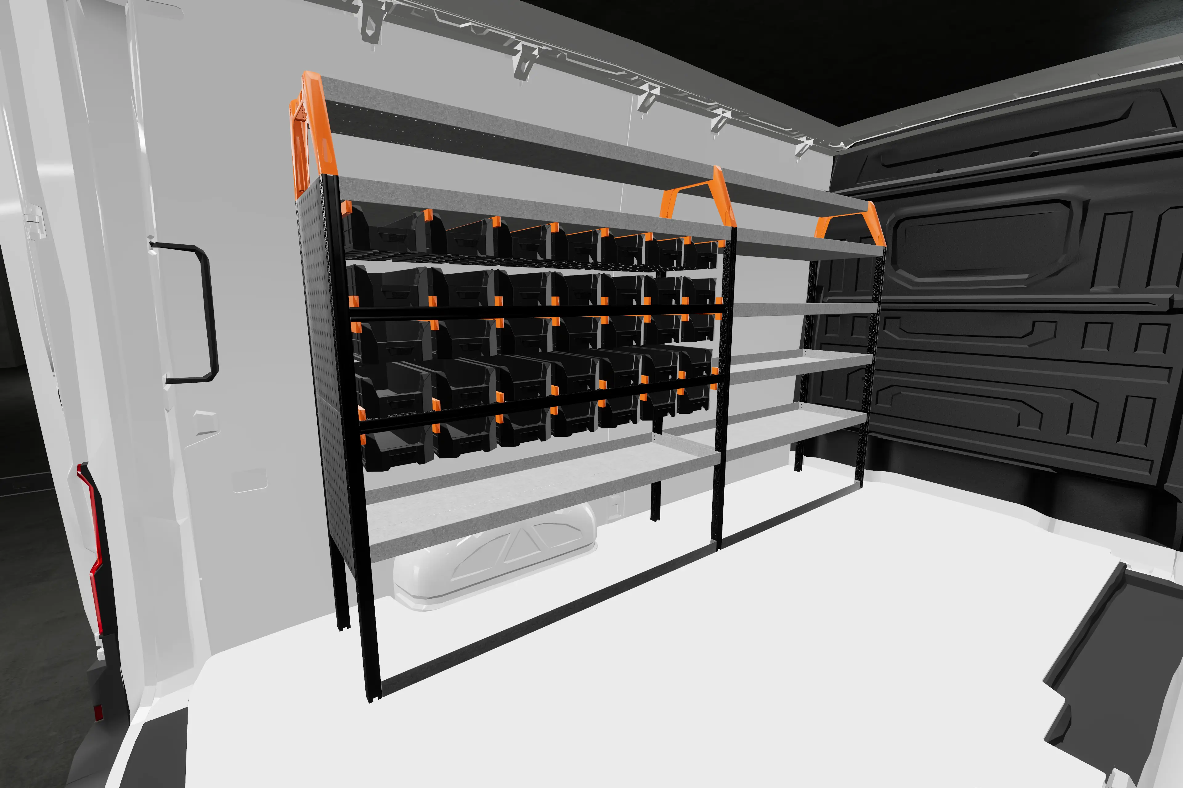 Rack bilinredning MAN 