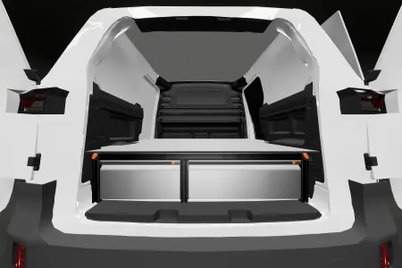 Dubbelgolv H:272mm 3-lådor till Volkswagen ID Buzz Cargo med standardvägg
